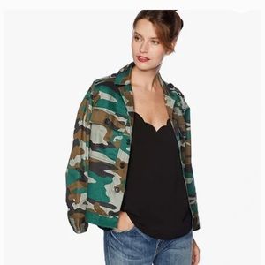 JCrew camo jacket
